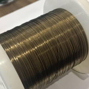 Golden oxidized shape memory alloy wire, 0.98mm nickel titanium Nitinol wire