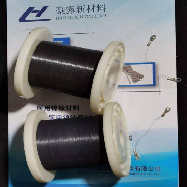 Light Oxidized Nitinol Drive Wire 0.15mm for precision medical and engineering uses