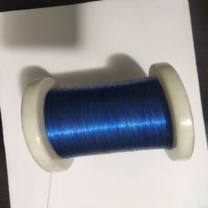 Blue oxidized Nitinol wire for shape memory metal applications