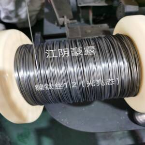 Bright oxidized titanium nickel wire 1.2mm – shape memory and corrosion-resistant smart alloy