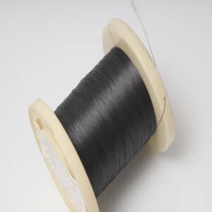 Black oxidized shape memory alloy Nitinol rope 0.33mm for medical and precision use