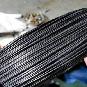 4mm Nitinol shape memory wire with black oxide finish for medical and industrial applications